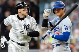 Yankees and Dodgers players